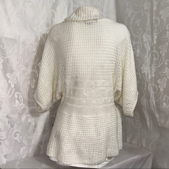 Majora Cream White Raglan Turtleneck Knit Sweater - Picture 7 of 11